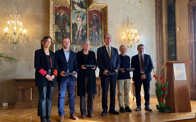 Marta Farrés, Ricard Artigas, Glòria Dalmau, Josep M. Suárez, Manel Larrosa i  Esteve Gené | Helena Molist